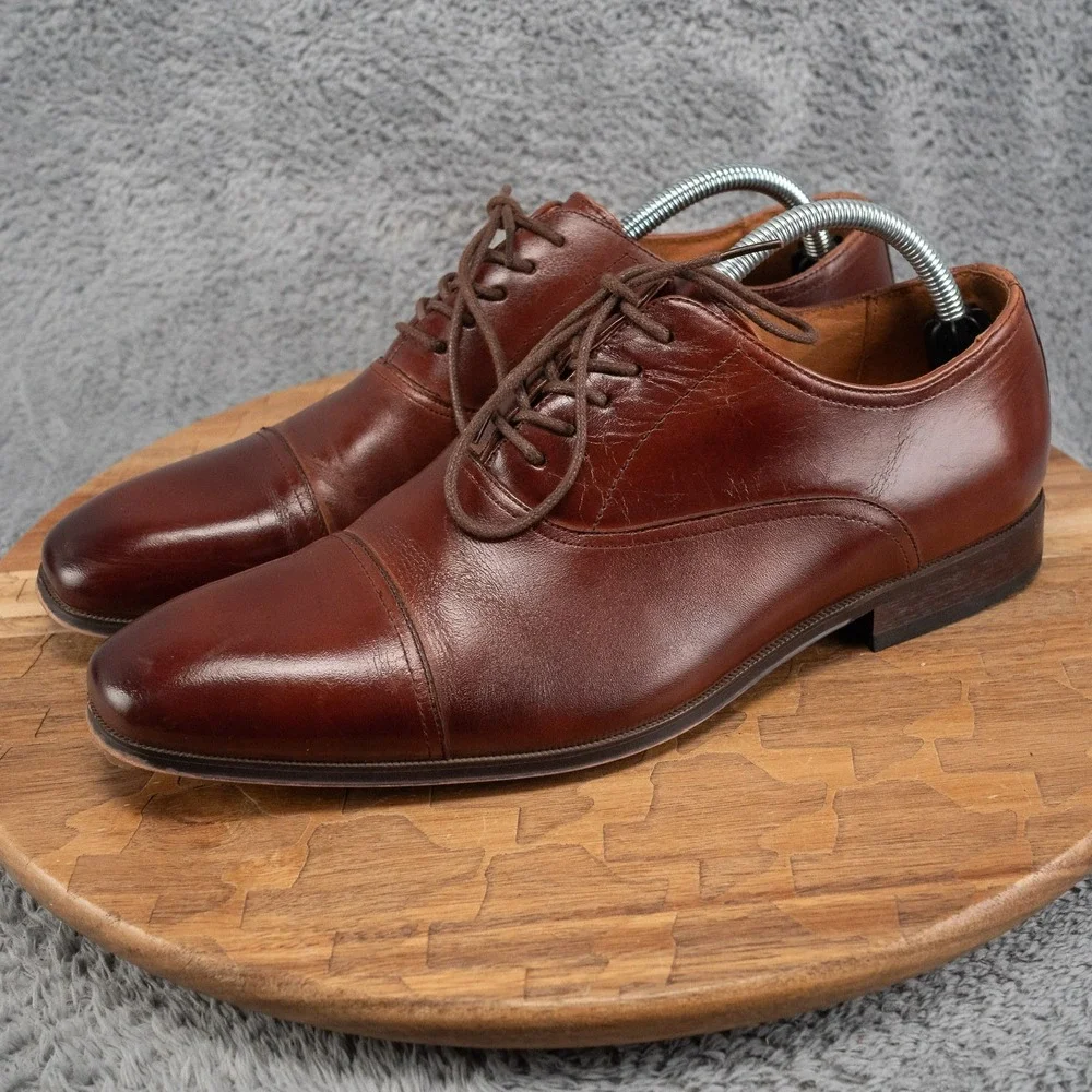 Florsheim CORBETTA Men's Classic CAP Toe Oxford Leather Dress Shoe Size 9.5 D